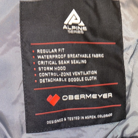 NWT!! Obermeyer Insulated Ski / Snowboard Jacket Night Ops Mens Size Sma… - Picture 12 of 15